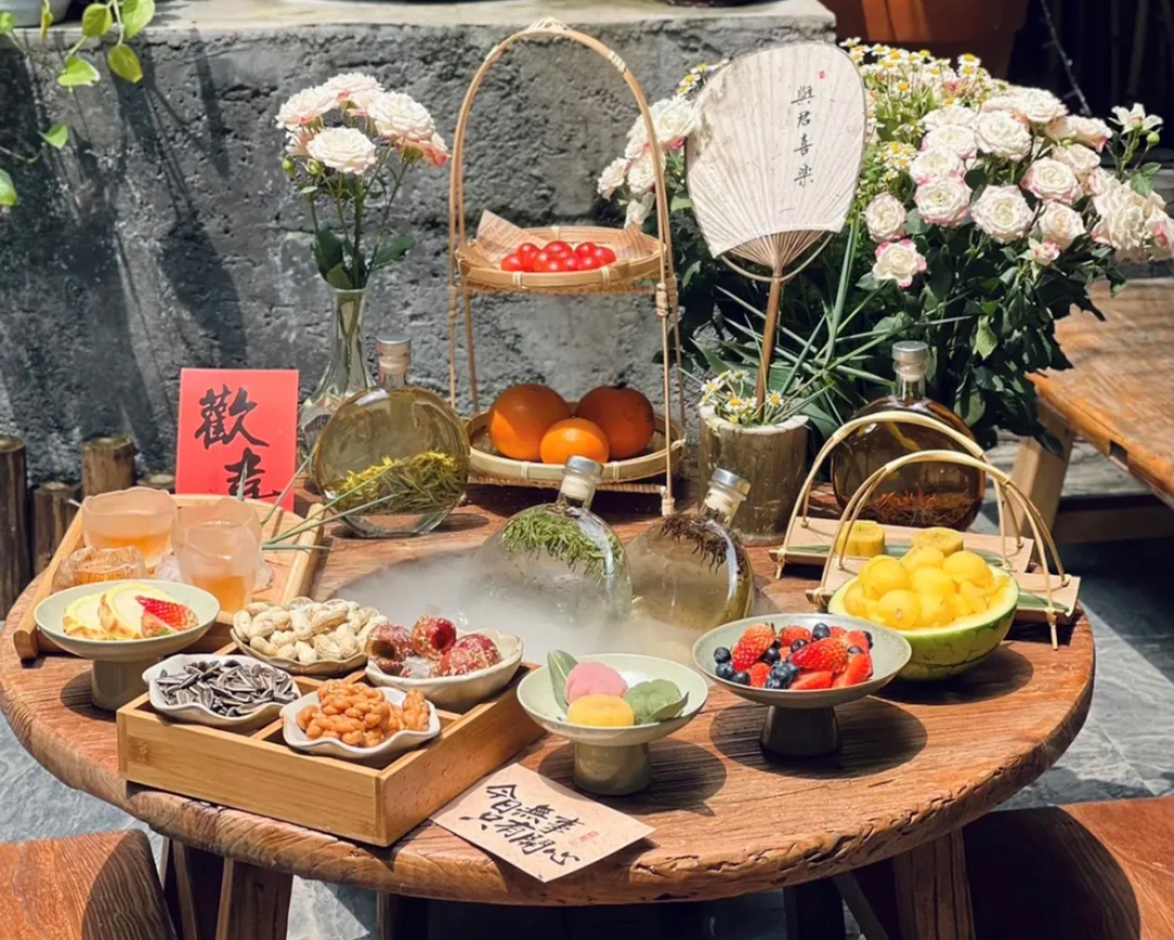 冰茶搭配更多样的小食